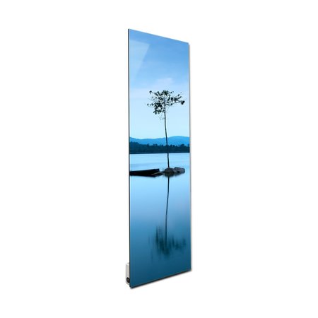 HEAT STORM Decorative Radiant Glass Heater, 500 Watt, 16 in. X 48 in., Tree Reflection Design, 120 V HS-1648-V12